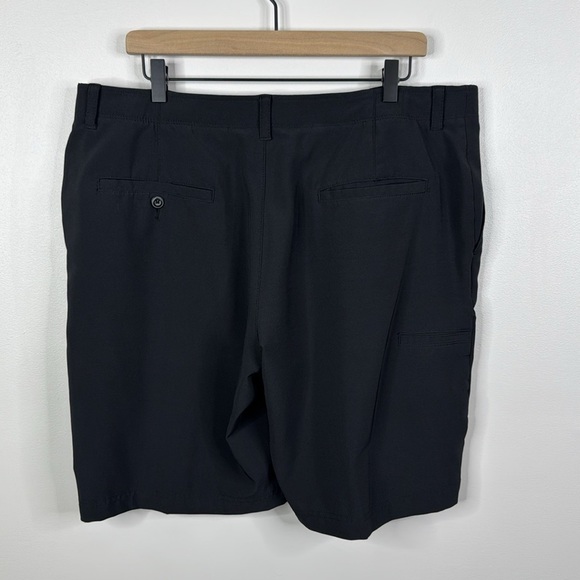 PGA Tour Men's Classic Flat Front Black Golf Shorts in Size 38 - Picture 5 of 6